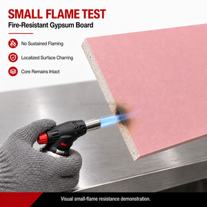 Panneaux de plâtre ignifuges ASTM E119 à <span class=keywords><strong>prix</strong></span> de gros pour murs de bâtiments résistants au feu - Product Image 2
