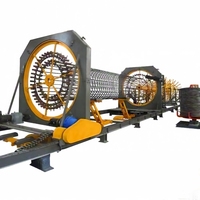 Nouvelle machine de soudage CNC entièrement automatique pour cages à armatures, avec redressement de métal, haute efficacité, 380V, 1 pièce/heure, pour tunnels et ponts