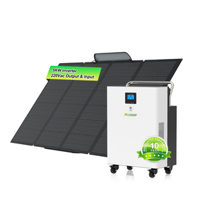 Centrale électrique domestique EU Plug and Play 220V générateur solaire <span class=keywords><strong>de</strong></span> camping 5000W batterie externe portable au Lithium fer LiFePO4 5KWH 6000 fois - Product Image 1