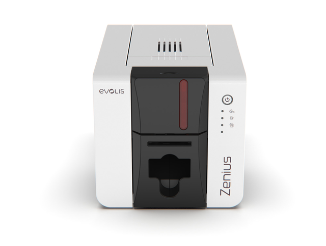 Evolis Zenius 2 Single-Sided Color Dye-Sublimation USB 300dpi 3-Year Warranty Plastic PVC ID Card Printer Business Student Stock