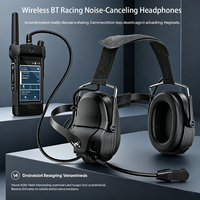 Casque ENC à réduction de bruit BT5.5 avec micro, écouteurs tactiques sans fil 85 dB, protection auditive pour le tir et la course