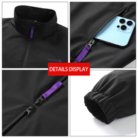 Blouson Bomber Streetwear Homme Personnalisé avec Logo, Coupe Ample, Teint en Pièce, Doublure en Maille, Coupe-Vent, Idéal pour la Randonnée en Plein Air – Vente en Gros