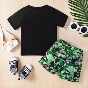Mode Baby Outfits Camouflage Design Kinder Short Set Kleinkind Jungen T-Shirts Kinder kleidung