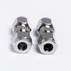 Swagelok <span class=keywords><strong>Type</strong></span> Acier Inoxydable Ss 304 1/<span class=keywords><strong>2</strong></span> "OD Union Connecteur Double Virole Compression Tube Fitting - Product Image 2