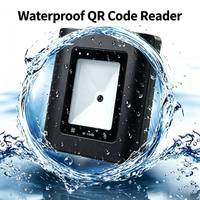 Lector de Códigos QR y Tarjetas RFID para Exteriores, Resistente al Agua, 13.56Mhz, Wiegand 26-34, Interfaz RS232, RS485, USB