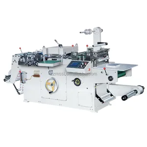 Máquina de corte e vinco rotativa para etiquetas de papel adesivo pequeno rolo 320 mm 420 mm