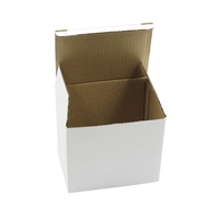 Boîte cadeau d'emballage de tasse en céramique carrée ondulée en carton d'impression à conception personnalisée
