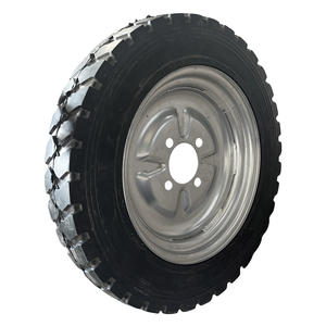 SR1900 19 pollici 20 pollici 4.00-12 pneumatici in gomma piena a quattro fori e ruota per macchine agricole elettriche di ingegneria triciclo - Product Image 1