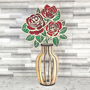 Su misura in legno fiori conservati rose di legno per i regali di anniversario - Product Image 3