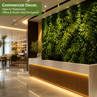 Panneau mural végétal artificiel en herbe de Milan dense, tapis de gazon en plastique vert, pour décoration de fond de maison, magasin et aménagement paysager - Vente en gros usine