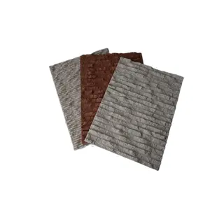 Doğal MCM esnek taş granit nefes popüler güzel malzeme yaşlanma direnci dış ve iç duvar