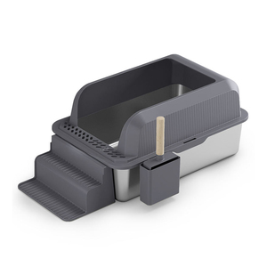 Caja de arena para gatos para interiores de nuevo diseño, muebles de inodoro para mascotas, caja de arena para gatos de acero inoxidable de gran capacidad - Product Image 6