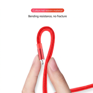 Câble Micro USB 2.1A à charge rapide, cordon de chargeur tressé en nylon, conducteur en cuivre étamé, coque en aluminium, synchronisation des données <span class=keywords><strong>pour</strong></span> téléphone Android - Product Image 2