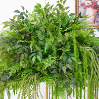 S-A8868 Mori Greenery Rattan Flower Ball Centre de table de mariage Décoration Accessoires