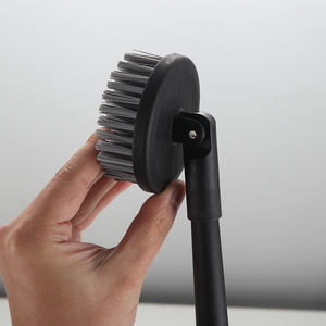 Nouveau carré <span class=keywords><strong>suspendu</strong></span> mural ménage salle de bain nettoyage doux Tpr Silicone <span class=keywords><strong>brosse</strong></span> de toilette avec support bol ensemble - Product Image 4