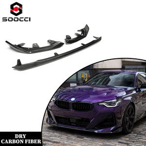 宝马2系G42 M225i M240i Coupe <span class=keywords><strong>M</strong></span>运动型前唇扰流板扩散器的2系列干式碳纤维MP型前保险杠分离器 - Product Image 1