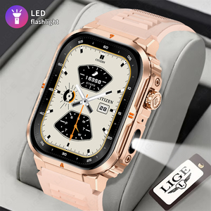 <span class=keywords><strong>Montre</strong></span> intelligente <span class=keywords><strong>Lige</strong></span> BW0908 avec lampe de poche, étanche IP68, écran de 2,01 pouces, appels sans fil, surveillance de la fréquence cardiaque, météo, montres de sport - Product Image 2