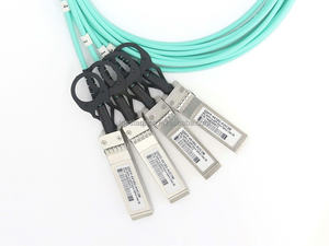 Câble optique actif QSFP-4X10G-AOC10M compatible 40GBase-AOC QSFP+ vers 4xSFP+ - Product Image 2