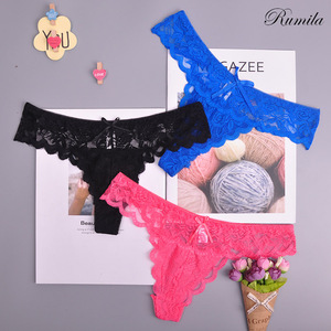 Tangas <span class=keywords><strong>de</strong></span> malla <span class=keywords><strong>de</strong></span> algodón transparentes para mujer, lencería sexy, ropa interior femenina <span class=keywords><strong>de</strong></span> cintura baja, bragas sin costuras. - Product Image 5