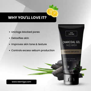 เจลล้างหน้าถ่านใหม่สำหรับผู้หญิง ช่วยเติมความชุ่มชื้นให้ผิว กระชับผิว ทำความสะอาดล้ำลึก ผิวขาวกระจ่างใส พร้อมกลิ่นหอม ป้องกันแบคทีเรีย สำหรับทุกสภาพผิว - Product Image 2