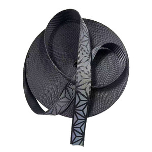 맞춤형 사이즈 애완동물 목줄 10-50mm 폴리에스터 나일론 반사 웨빙 스트랩 - Product Image 2