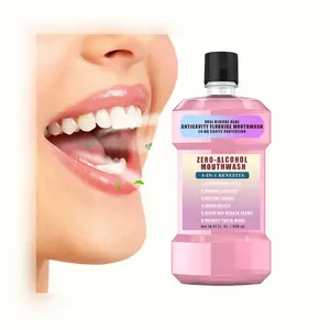 Oral Dental Hygiene Care 6-In-1Refresh ing Antica vity Fluorid Minze Mundwasser Null-Alkohol Munds pül mittel für Mundgeruch keime