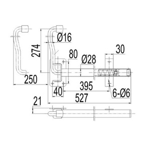 <b>Refrigerated</b> Truck <b>Container</b> Rear Door Retainer Stainless Steel Holdback Hook - Product Image 6