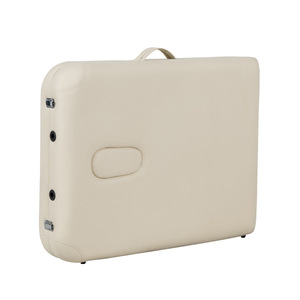 Table de massage pliable en bois, lit de relaxation pour <span class=keywords><strong>spa</strong></span> et physiothérapie, fabricants de lits de tatouage portables légers et fermes en PVC, vente en gros - Product Image 5