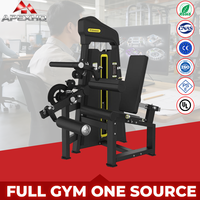 APEXHQ Machine de musculation professionnelle à charges sélectionnables pour soulevé de cuisse horizontal et extension de cuisse, pour usage commercial en salle de sport