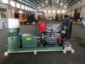 55 HP DIESEL Powered gà ăn Mill Ngô Ngô PELLET Máy làm - Product Image 3