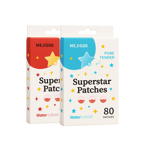 Adesivos Hidrocoloides Coloridos para Acne em Formato de Estrela: Coberturas Invisíveis para Espinhas, Cravos e Manchas - Product Image 4