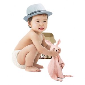 Promotion Newborn Baby Gift <b>Box</b> Soft Blanket Bib Cotton Baby Gift Set for Baby Shower - Product Image 5
