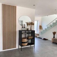 Insonorisées Latte Murale En Bois Rainuré Absorption Mdf Panneau Acoustique Pour Studio