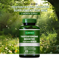 Cápsulas de rendimiento masculino a base de plantas Fuerza natural Stamina Booster Fórmula herbal para el crecimiento muscular Mejora de la energía