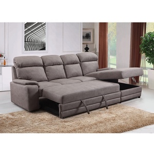 Tianhang personalizado en forma de L sala de estar sofá conjunto funcional ocio facilitar dormir cum cama silla sofá cama con almacenamiento - Product Image 1