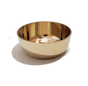 Tazón de metal de acero inoxidable para servir ensalada de frutas, de varios tamaños, para el hogar, la cocina y la mesa del restaurante. - Product Image 3
