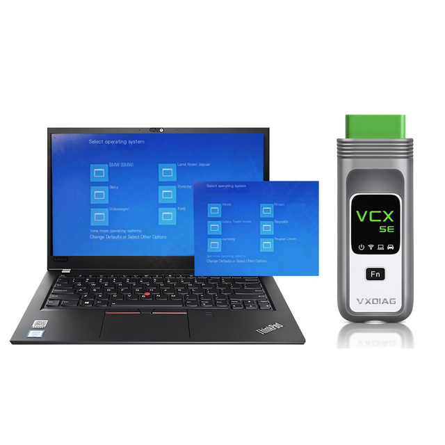 VXDIAG VCX SE16 All-in-one Diagnostic Apparatus+2TB Solid Disk Software+Lenovo T470 Computer Complete Set