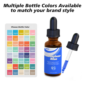 OEM ODM หยดแอล-เมทิลีนสีฟ้าแบบกำหนดเองโซลูชันบรรจุภัณฑ์ออกแบบฉลากรองรับการสร้างแบรนด์ - Product Image 6