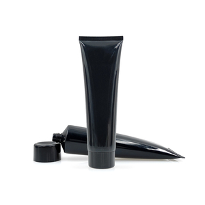 Black Color Matte Cosmetic <b>Tube</b> for Cream, <b>Plastic</b> Cosmetic Soft <b>Tubes</b> Container/ Sun Cream <b>Tube</b> Cosmetics <b>Plastic</b> PE Packaging - Product Image 4