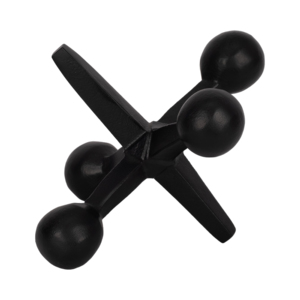 Scultura Decorativa Moderna, Statuetta Astratta Nera, Ornamento d'Arredo per Soggiorno o Bagno - Product Image 2