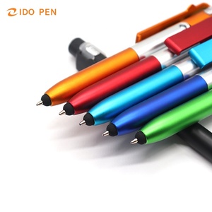 Mini bolígrafo de luz <span class=keywords><strong>LED</strong></span> 4 en 1 para smartphone, bolígrafo llavero con limpiador de teléfono, <span class=keywords><strong>Boligrafo</strong></span> OEM - Product Image 5