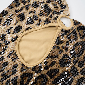 Nuovi abiti Sexy donna stampa Corp Top <span class=keywords><strong>e</strong></span> Shorts leopardati 2 pezzi Set donna Sexy <span class=keywords><strong>leopardo</strong></span> due pezzi Set abbigliamento donna - Product Image 2