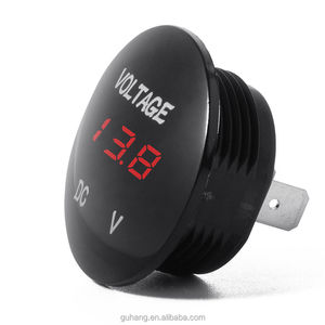 12v โวลต์มิเตอร์แบบดิจิตอลจอแสดงผล LED เครื่องวัดแรงดันไฟฟ้า เครื่องทดสอบโวลต์กันน้ำ - Product Image 6