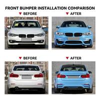 Kit de conversion de pare-chocs avant et arrière de style M3 pour BMW Série 3 F30 F35 2013-2018, kits de carrosserie, pièces automobiles de rechange