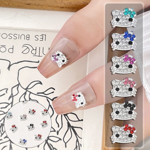 Dijes <span class=keywords><strong>de</strong></span> <span class=keywords><strong>Uñas</strong></span> 3D con Forma <span class=keywords><strong>de</strong></span> Gatito <span class=keywords><strong>Kawaii</strong></span>, Diamantes <span class=keywords><strong>de</strong></span> Imitación, <span class=keywords><strong>Hello</strong></span> <span class=keywords><strong>Kitty</strong></span>, Brillantes, para Manicura, Manualidades, 100 Piezas, Accesorios <span class=keywords><strong>de</strong></span> Aleación <span class=keywords><strong>de</strong></span> Metal - Product Image 5