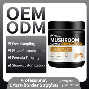 OEM Halal sin azúcar vegano Cordyceps Reishi & Lions Mane Mushroom Gummies suplemento orgánico nootrópico para el cerebro para mujeres - Product Image 3