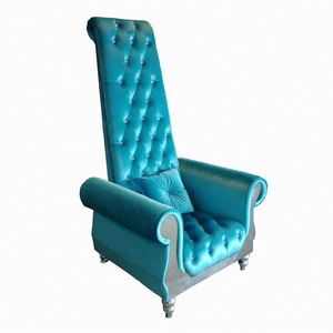 De plástico de lujo púrpura muebles de ocio en casa de madera de Metal moderno de madera de rey rojo silla del trono de la <span class=keywords><strong>Reina</strong></span> - Product Image 4