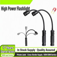 Lámpara de Trabajo LED con Cuello de Cisne de Aluminio OEM ODM, Impermeable IP55, 600 Lúmenes, con Zoom, Magnética, para Parrilla