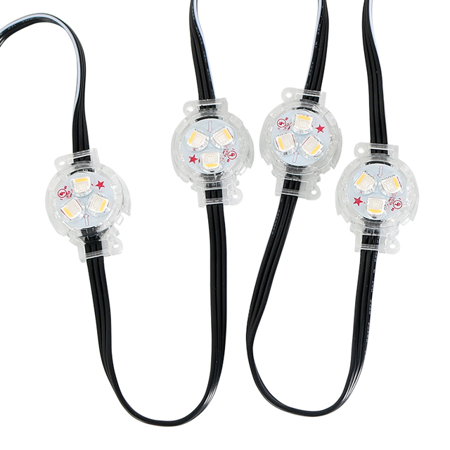 Factory Led pixel Lights Point Lighting 30mm 12v Rgbw Outdoor Christmas Light