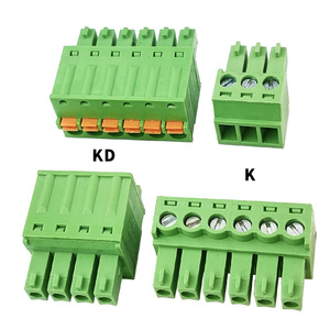 Ensemble de borniers complets mâle-femelle à pas de 3,81 mm - Montage sur <span class=keywords><strong>rail</strong></span> <span class=keywords><strong>DIN</strong></span> 35 mm avec options de connecteurs multiples, fiche sans soudure - Product Image 4